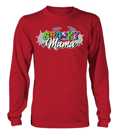 Mama Halloween Spooky Long sleeved Unisex