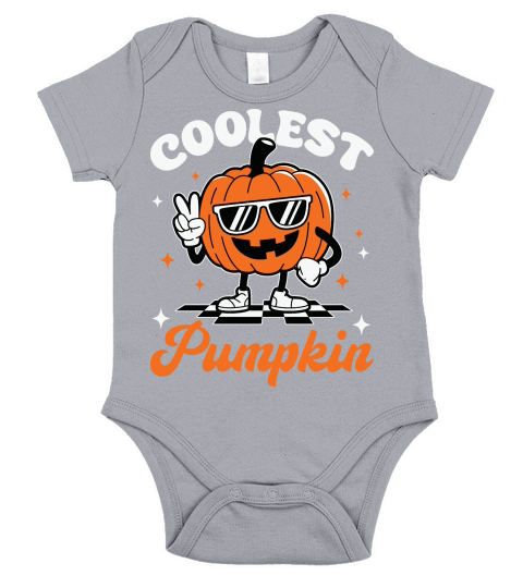 Coolest Pumpkin In The Patch Short Sleeve Baby One-Piece