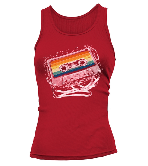 80s Cassette Tape Retro Vintage Tank top Woman
