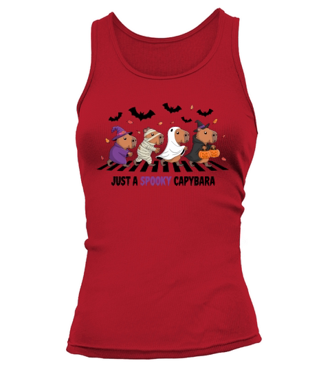 Just a Spooky Capybara Halloween Tank top Woman