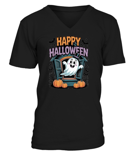 Happy Halloween V-Neck T-shirt