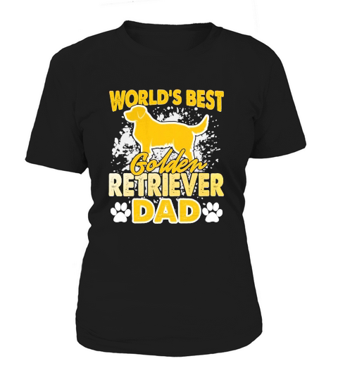 Golden Retriever Dad Fathers Day Gift Women's T-Shirt