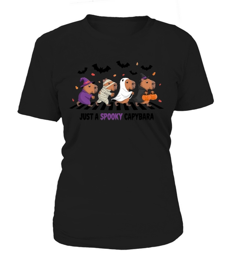 Just a Spooky Capybara Halloween Women's T-Shirt