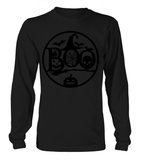 BOO HALLOWEEN Long sleeved Unisex