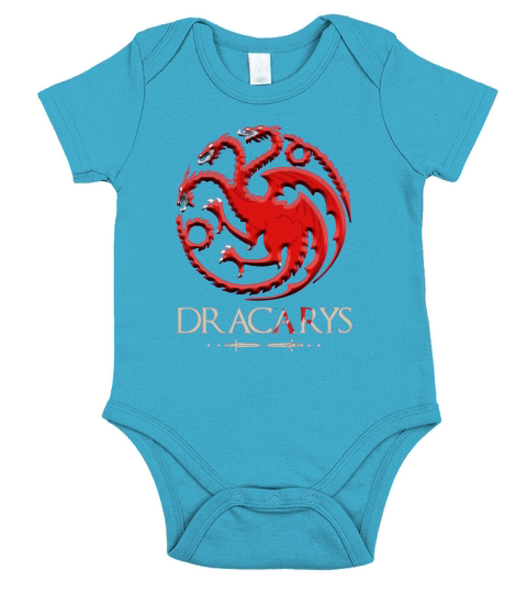 Dracarys Tshirt Short Sleeve Baby One-Piece