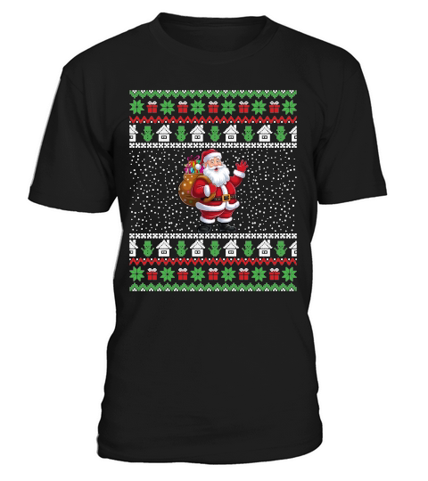 Funny Santa Gifts Christmas Ugly T-Shirt Unisex