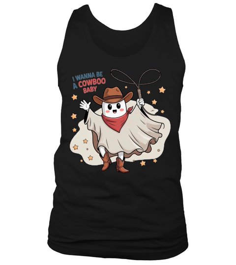 I wanna be a Cowboo baby Halloween Tank Top Unisex