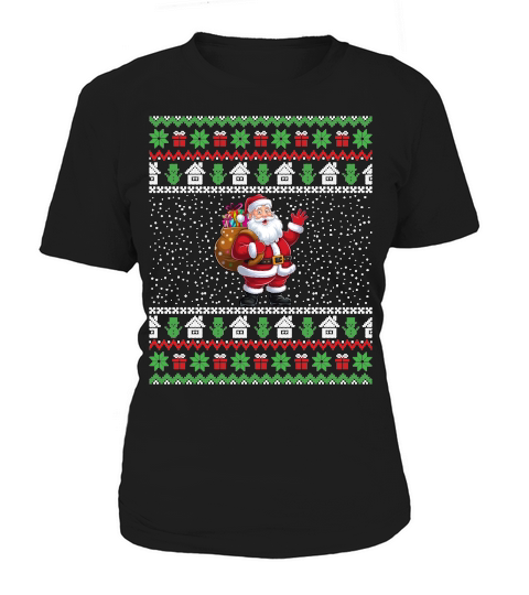Funny Santa Gifts Christmas Ugly Women's T-Shirt