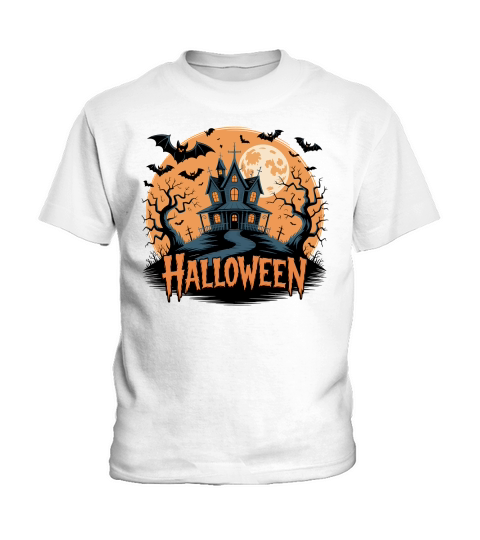 Spooky Halloween Design Kids T-Shirt