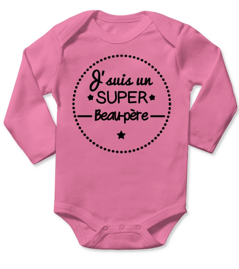 Super beau-père, cadeau beau père Long Sleeve Baby One-Piece