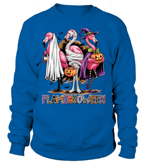 Flamingoween Spooky Flamingo Sweatshirt Unisex