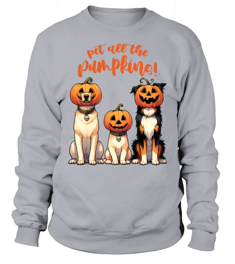 Pet All The Sublimation Pumpkins Sweatshirt Unisex