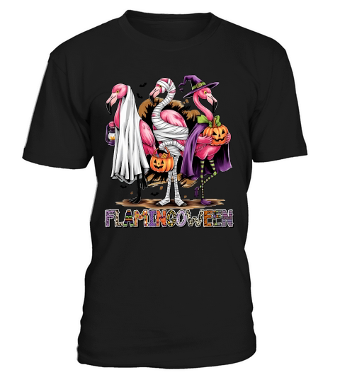 Flamingoween Spooky Flamingo T-Shirt Unisex