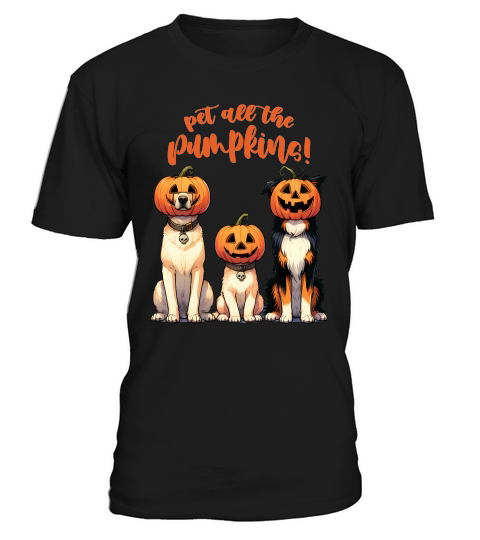 Pet All The Sublimation Pumpkins T-Shirt Unisex