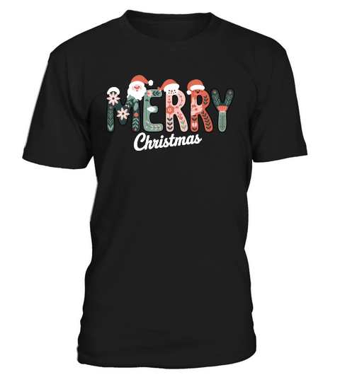 Retro Merry Christmas Holiday T-Shirt Unisex