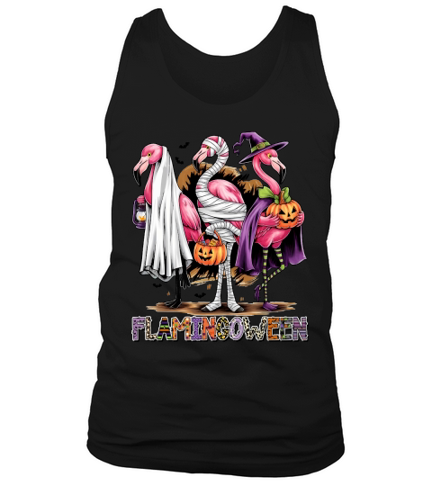Flamingoween Spooky Flamingo Tank Top Unisex