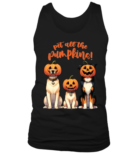 Pet All The Sublimation Pumpkins Tank Top Unisex