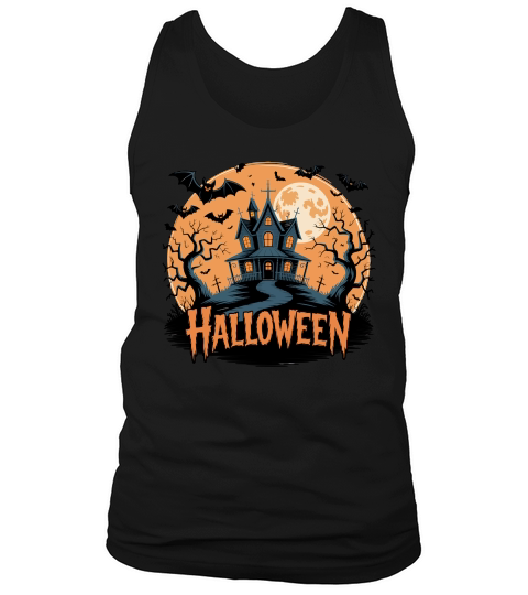 Spooky Halloween Design Tank Top Unisex