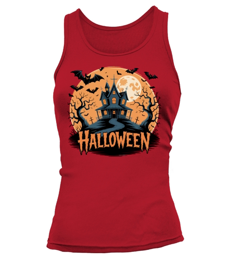Spooky Halloween Design Tank top Woman