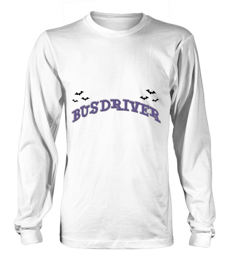 Bus Driver Funny Halloween Long sleeved Unisex