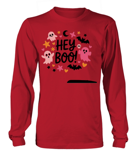 HEY BOO HALLOWEEN Long sleeved Unisex