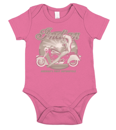 Indian Motorcycles. Short Sleeve Baby One-Piece
