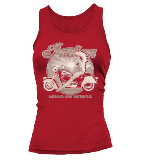 Indian Motorcycles. Tank top Woman