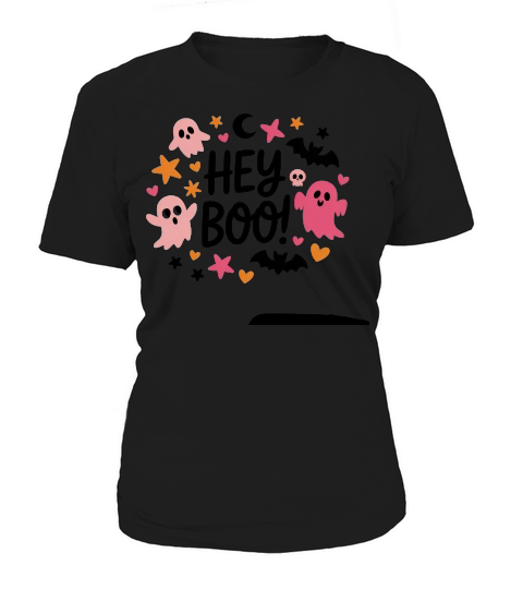 HEY BOO HALLOWEEN Women's T-Shirt
