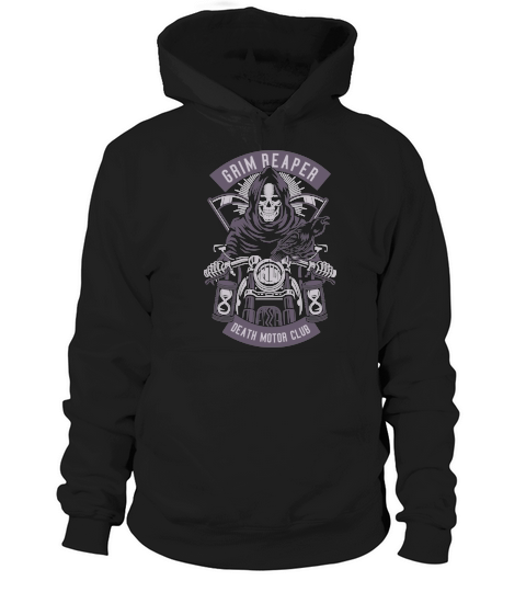 Grim Reaper Motorcycle Hoodie Unisex