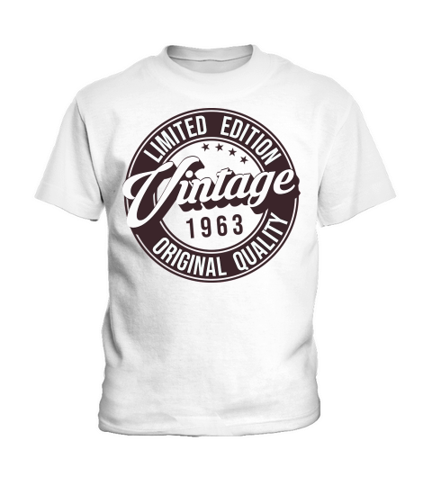 Limited Edition 1963 Vintage Original Kids T-Shirt