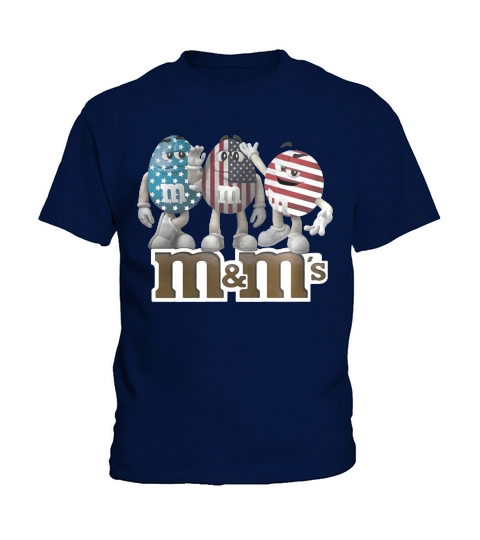 M&M’s American Flag 4th of July Kids T-Shirt