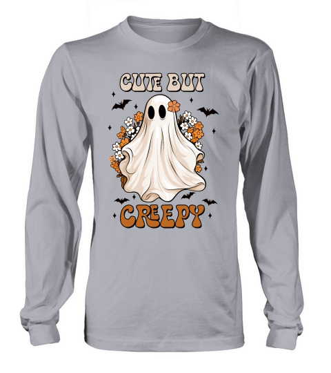 Halloween Cute But Creepy Long sleeved Unisex