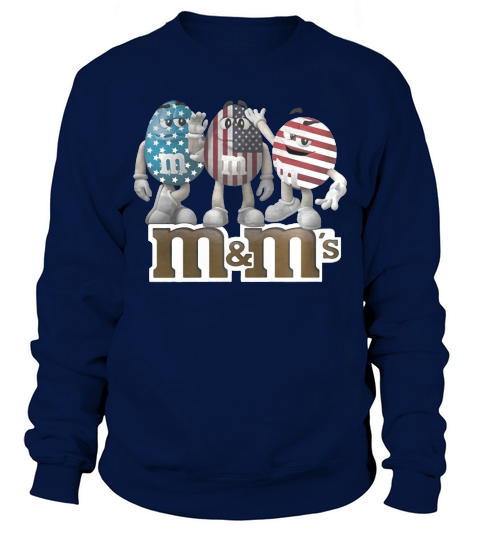 M&M’s American Flag 4th of July Sweatshirt Unisex