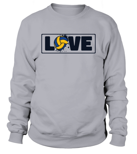 Volleyball Love Team Player Coach Trainer Sweatshirt Unisex