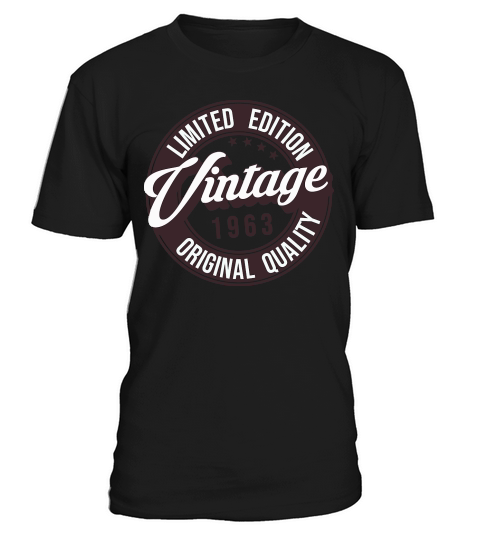 Limited Edition 1963 Vintage Original T-Shirt Unisex