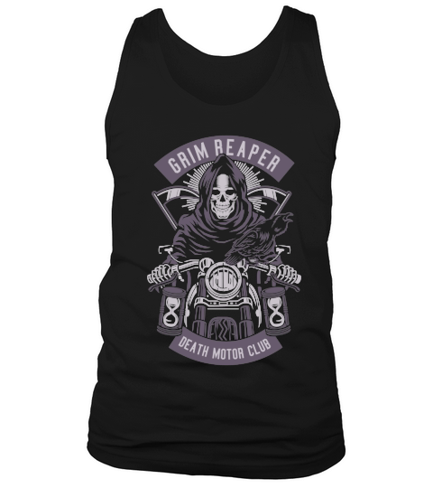 Grim Reaper Motorcycle Tank Top Unisex