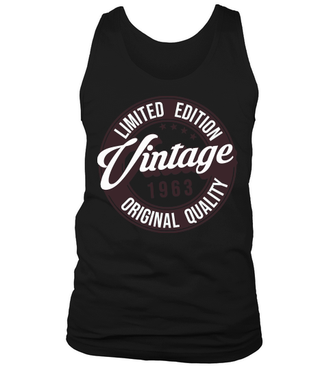 Limited Edition 1963 Vintage Original Tank Top Unisex