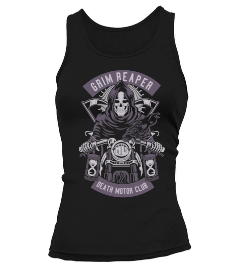 Grim Reaper Motorcycle Tank top Woman