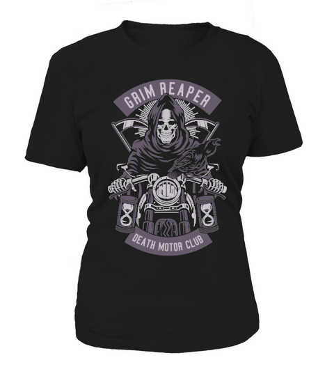 Grim Reaper Motorcycle Women's T-Shirt