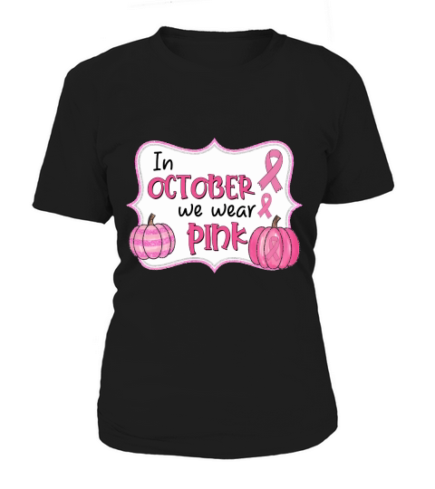 October Pink Awareness Pumpkin Women's T-Shirt