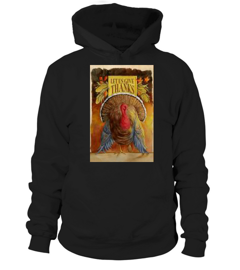 Let Us Give Thanks  , Double Sided, 11.5 x 17.5 Inch Garden Flag Hoodie Unisex