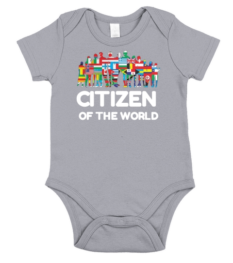Citizen of the World Short Sleeve Baby One-Piece