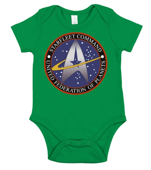 United Federation of Planets Short Sleeve Baby One-Piece