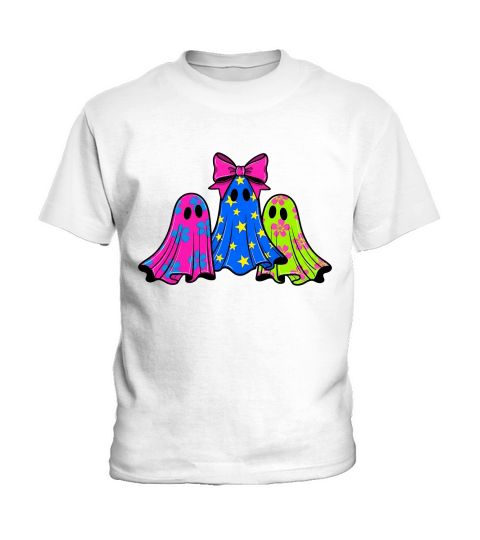 Cute Halloween Ghost Kids T-Shirt