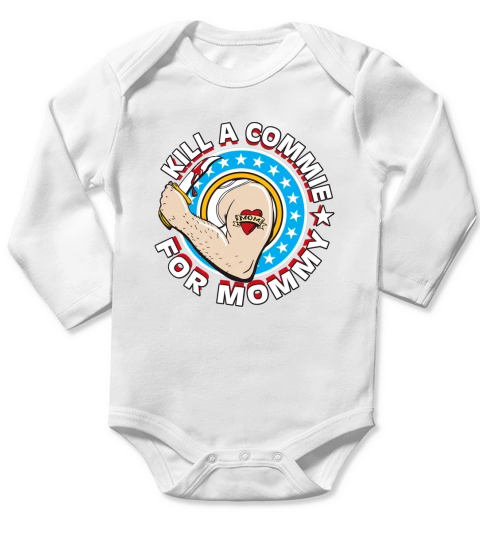 KILL A COMMIE FOR MOMMY Long Sleeve Baby One-Piece