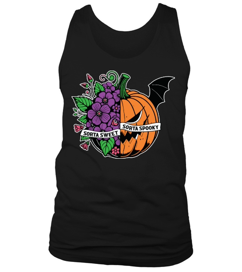 Sorta Sweet Sorta Spooky Bat Tank Top Unisex