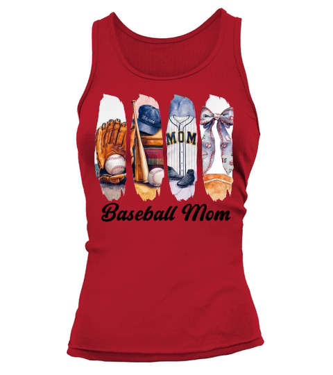 Vintage Trendy Baseball Mom Sports Tank top Woman