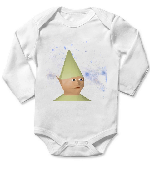 Gnome Child Dank Memes - Meme Tshirt Long Sleeve Baby One-Piece
