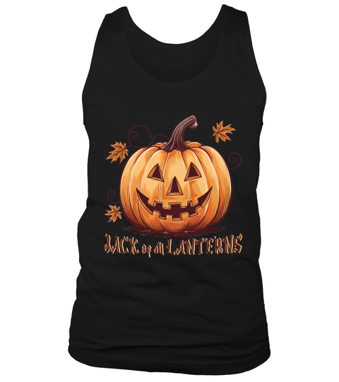 Jack Of All Lanterns Fall Halloween Tank Top Unisex