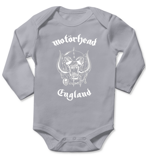 Motorhead England War Pig Long Sleeve Baby One-Piece